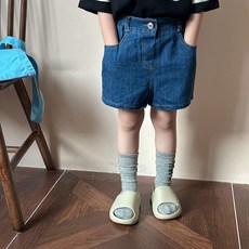 스타빈 아동용 베이직 데님 밴딩 반바지