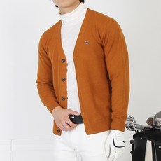 Mineflow 男士高爾夫開襟衫 DW 羊毛針織開襟衫