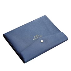 PLEPIC Gentle Days A5 6孔活頁手帳封套, 1個, 海軍藍