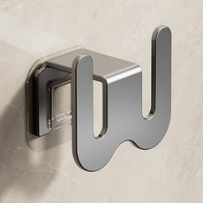 Alleophom 壁掛式拖鞋收納架 8.6 x 7.6 cm, 灰色, 3個