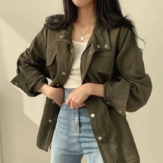 페이퍼먼츠 여성용 코테힐 밀리터리 야상 자켓 11878
