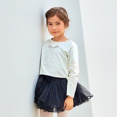 pied a 'terre 女童芭蕾舞硬頭鞋圖案長袖T恤 5502