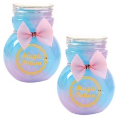 포포팬시 오로라 매직 마법 물약 슬라임, 블루, 2개