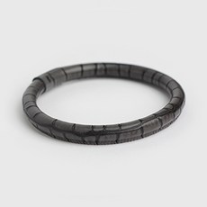 해피베어스 유니크 O링 인조가죽핸들 8cm, GRAY, 1개