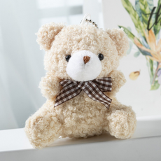 빈벅 예쁜 인형, 살구색 곰, 1개, 8cm
