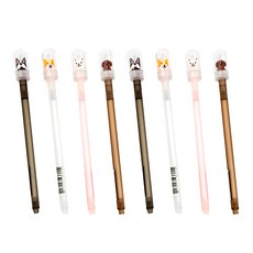 더오픈하우스 투명캡슐 강아지 젤펜 01-0264, 랜덤발송, 8개