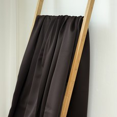 大成纖維 經收邊處理三層遮光布料, 1個, 棕色