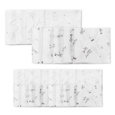 BabyBoom 純棉印花手帕 2款 各15入