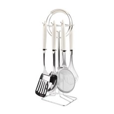 BSF 埃菲爾緞面烹飪工具 7 件套, 白色