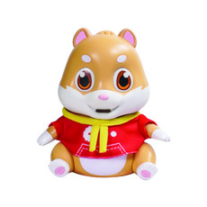 奇普商城 會吃東西模仿說話的花栗鼠玩具, 1個