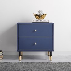 가구의정석 디올 2단 침대협탁, 네이비, 1개