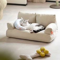 CAMULALA 寵物雲朵沙發, 1個, 米灰色