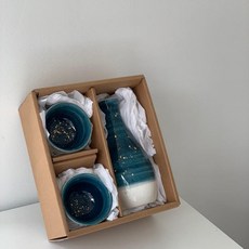 星一杯 酒瓶 + 燒酒杯 2入 套組, 1套, 酒瓶 + 燒酒杯 2p