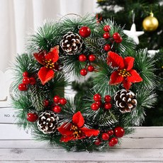 Minsung Company聖誕裝飾花環花圈, 三朵花