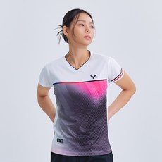 빅터 스트림 프로 배드민턴 티셔츠 VT25AGW009F