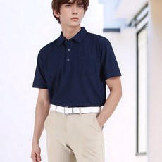 Boy2Man 男士高彈力高爾夫翻領短袖T恤 NBMT252