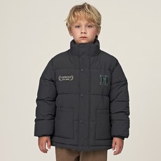 HARVARD KIDS 青少年兒童款 Heritage H標誌短版羽絨外套 HJCCJPE44221