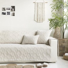 미스모네 에스닉 자카드 사계절 소파 패드 매트 커버 덮개 큰폭 4인용, 1개