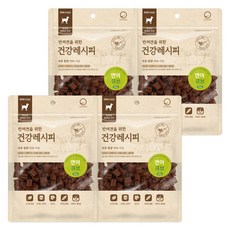 굿데이 강아지 건강레시피 큐브 간식, 연어, 300g, 4개