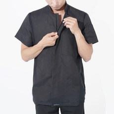 ChefBruno 拉鍊短袖廚師服