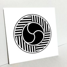 HTP 傳統花紋瓷磚 太極圖案 隆陵 丁字閣 袖石 K0903 10203, 1個