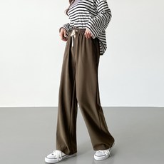 JAL BBA JEAN 女款綁帶直筒寬褲