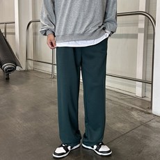 머시따 기본 와이드 스웨트 밴딩 트레이닝 팬츠