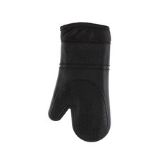 NICEKIM 防燙烘焙矽膠手套, 黑色, 1個