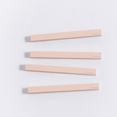 JTABLE 甜美長款金屬筷匙架, 粉紅色, 4個