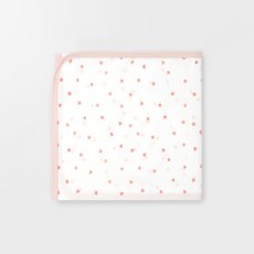 Merebe 新生兒愛心印花棉質包巾