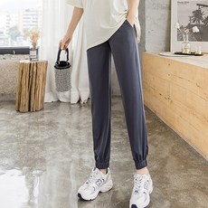 休閒束口涼感孕婦運動褲