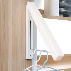 可折疊壁掛式衣架, 白色