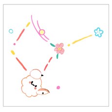 젤루나 깜찍한 파스텔 컬러 별자리 일러스트 바디 헤나 타투 스티커, 1개, T-252 처녀자리