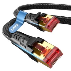 코드웨이 CAT.8 랜선 초고속 인터넷 랜케이블, 1개, 0.3m