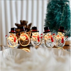 Lovely Farm 聖誕LED派對20燈裝飾燈串, 雪人, 1個