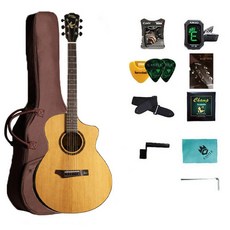 GOPHERWOOD i-365RC 民謠吉他, 1個, 自然色