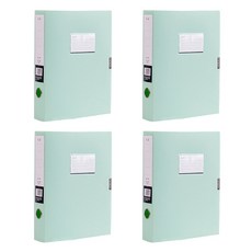 allode A4 素面文件盒 32 x 23.5 x 3.5 cm, TYPE05 綠色, 4個