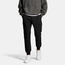 tesla 男款彈力訓練束口褲