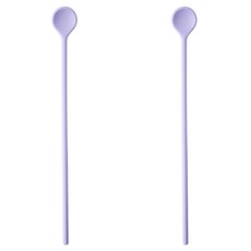 EasySili 矽膠多用途攪拌棒 紫色, 2個, 攪拌棒 2入