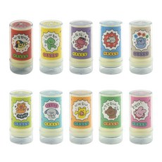 pinkfoot 2000自尊心印章 10種組, 黑色, 1組