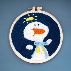 戳戳針刺繡套組, 1套, 雪人