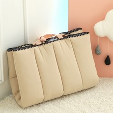 EziBaby 孩童用雲朵感超細纖維午睡被+薄墊+枕頭組, 奶油黃