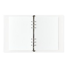 MONOLIKE A5 6孔基本款剪貼簿 半透明 30張, 1個