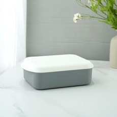 Sonorite 韓國製矽膠微波爐多功能蒸籠 1.1L, 灰色, 1個