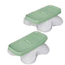 Leon健身器材扭腰盤 SI140 2入, 綠色