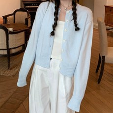 I'M MONG 女款Sorika粉彩針織開襟衫
