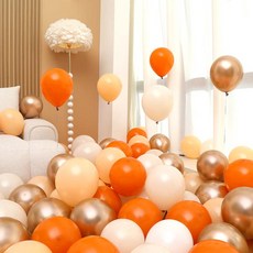 피앤비유니티 풍선 50p 세트 로즈골드, 10 샴페인로즈 4색혼합 B, 1세트