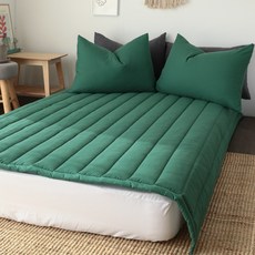 HELLO SLEEP 無塵基本款奈米纖維防滑床墊, 綠色