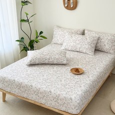 夢之語 萊賽爾天絲 3M吸濕排汗 床包枕套組 雙人(152 x 188cm) 加高35cm 初遇