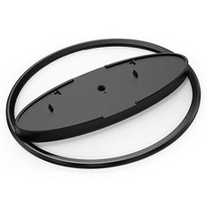 SPACE SHIELD 索尼 PlayStation PS5 Pro Slim 相容 Alpha 金屬邊緣 主機 垂直支架底座, 黑色 黑色, 1個, 單品